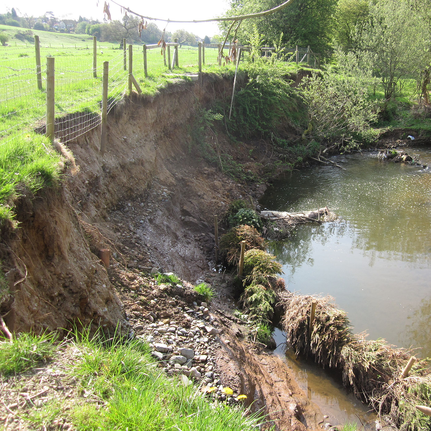 Bank Erosion – Texoma Excavation & Construction – Texomaland & North Texas Bank Erosion - Texoma Excavation & Construction – Texomaland & North Texas
