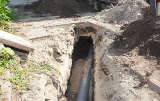 Open Cut Utility Trenching Excavation - Texoma Excavation & Construction – Texomaland & North Texas