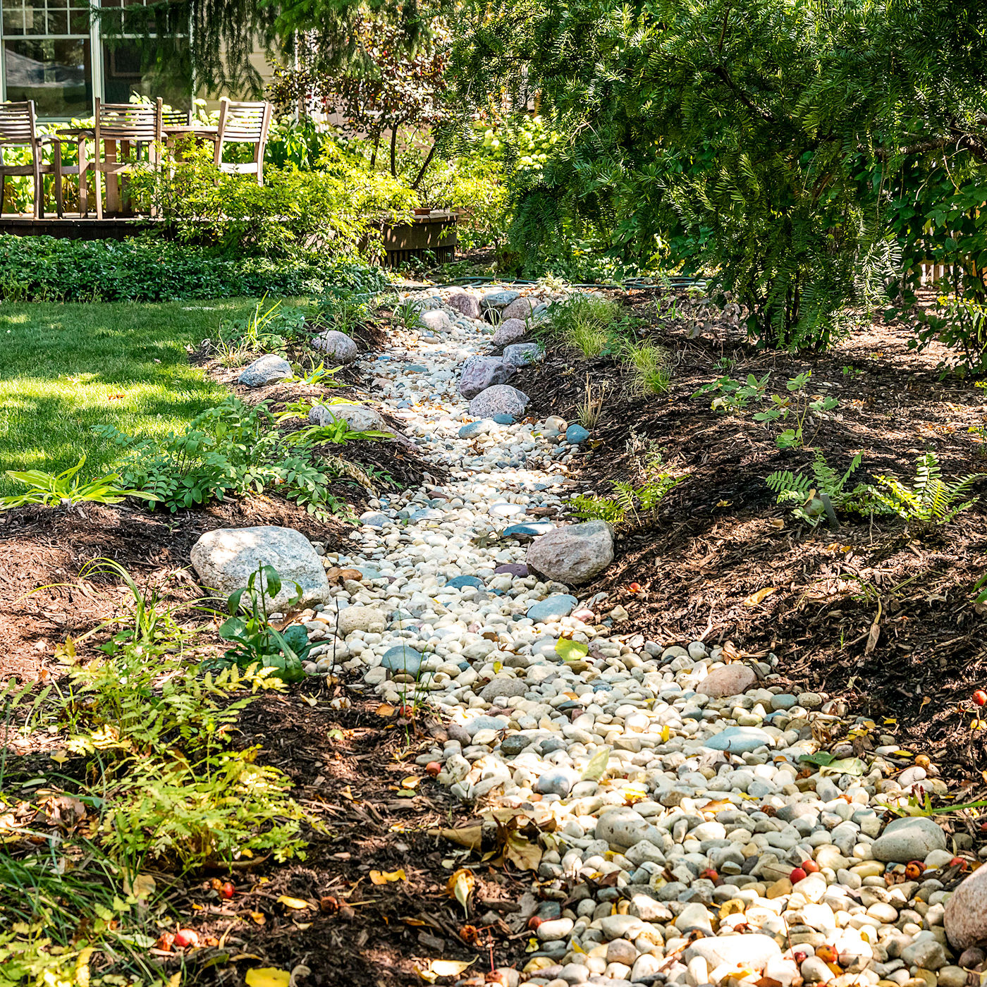 Rainscaping & Naturescaping services from Texoma Excavation & Construction