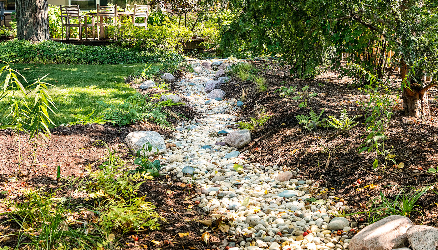 Rainscaping & Naturescaping services from Texoma Excavation & Construction