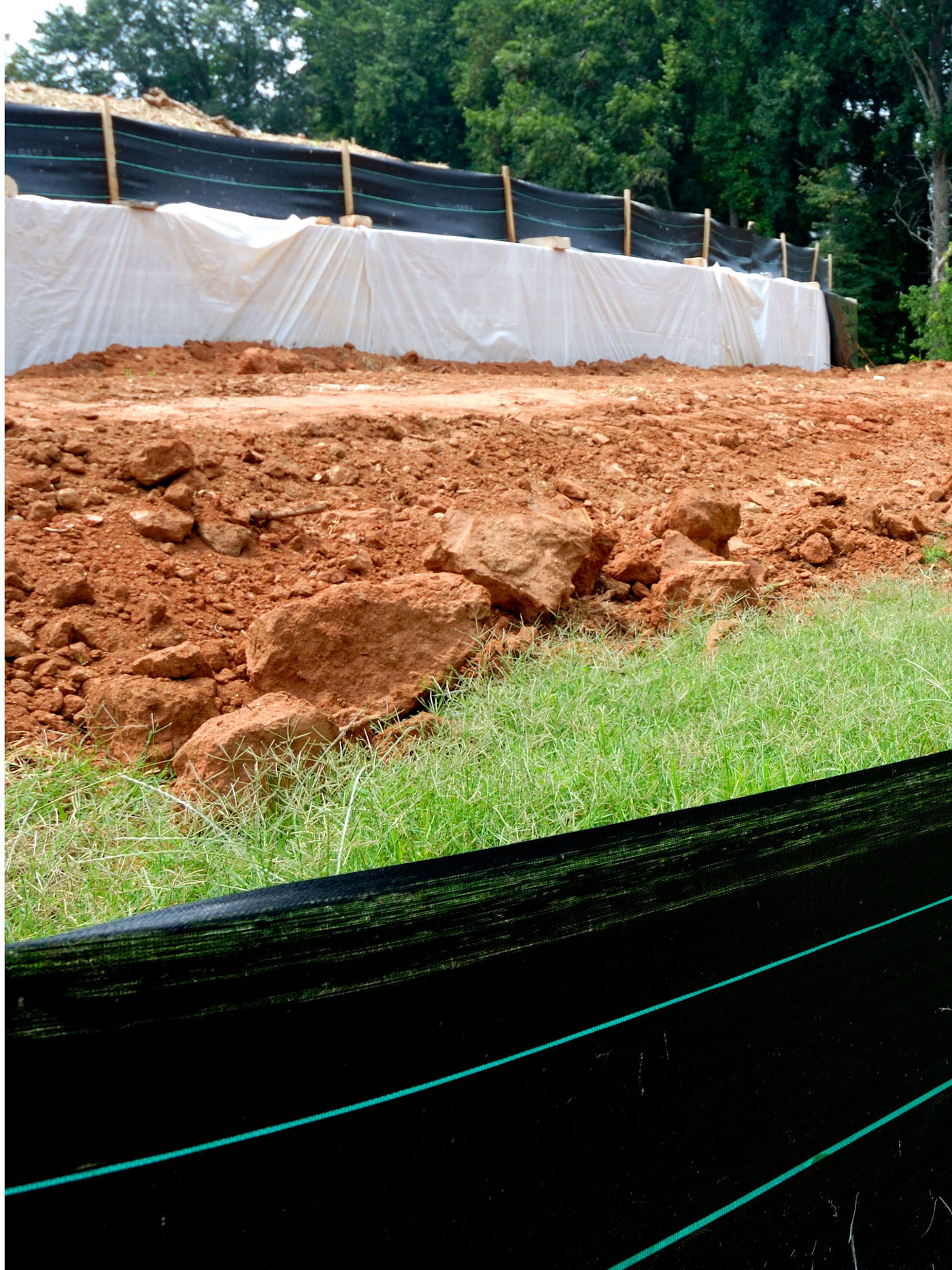 Erosion Control Barriers - Silt Fences - Texoma Excavation & Construction